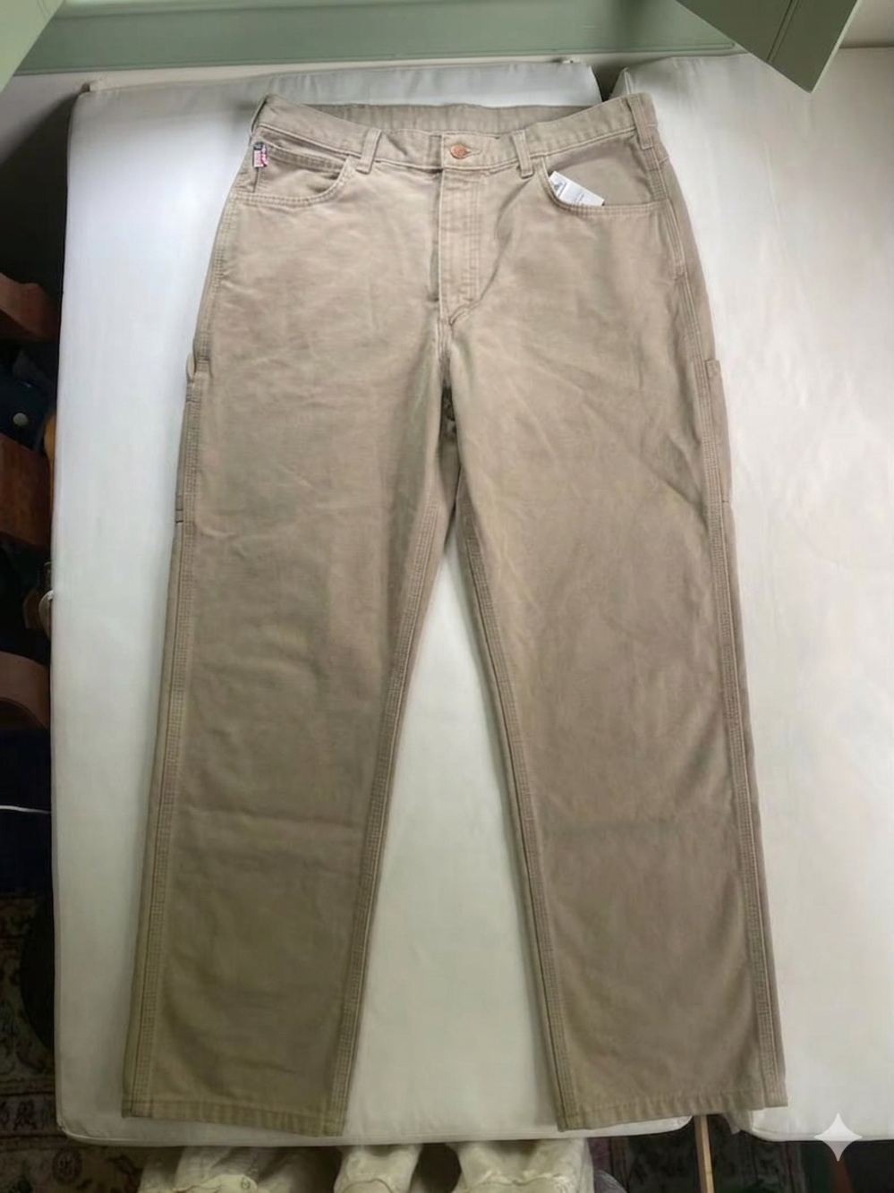Carhartt FR Flame Resistant Canvas Cargo Pants Khaki 36x34:🔥 workwear gorpcore